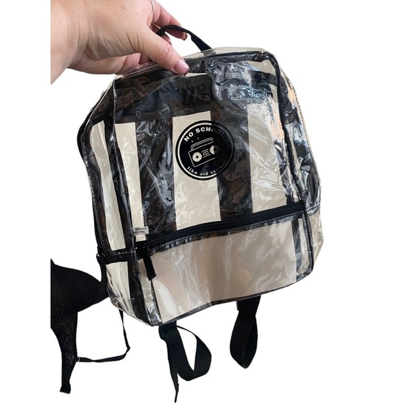 No School “ like old school” Small Clear Backpack - Picture 2 of 11
